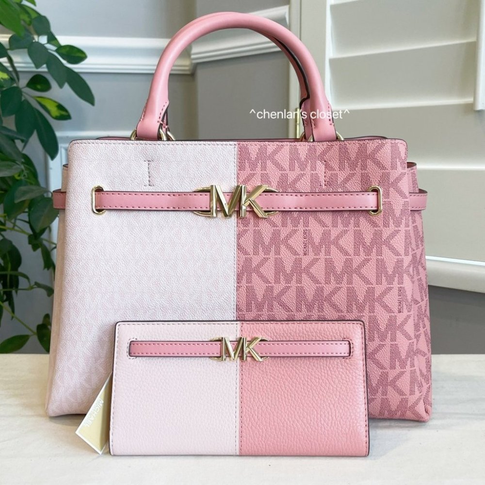 🌸NeW! Michael Kors Reed LG Satchel &Wallet Set - Picture 2 of 13